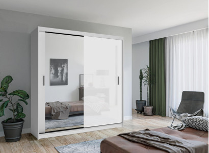 Modern wardrobe sliding closet doors LED closet lighting new